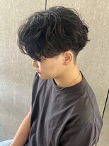 ニアウ 太田店(Niau)&nbsp;メンズナチュラルセンターパートシャドウパーマゆるふわパーマ