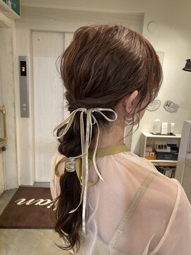 ティティアンバイイザ(titian by IZA) ヘアアレンジ