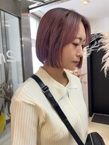 ポピンズ(poppins)&nbsp;ピンクベージュボブ