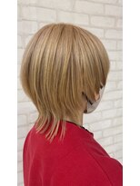 ビス ヘア アンド ビューティー 西新井店(Vis Hair＆Beauty)&nbsp;20代30代大人可愛い★小顔ボブ丸みショートウルフカット