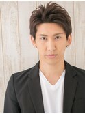 ビジカジも◎アップバングマットブラウンショート仙台愛子