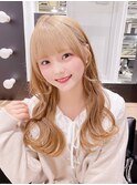 美髪顔周りレイヤーロング_ba508122