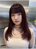 レイヤーカット/ワインレッド【伊藤 想】