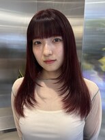 ゼスト 八王子店(ZEST) レイヤーカット/ワインレッド【伊藤 想】