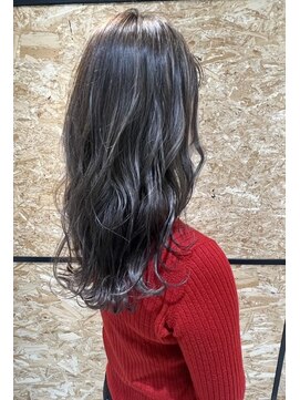 オーク あざみ野(OAK) 極細ハイライトｘホワイトシルバー