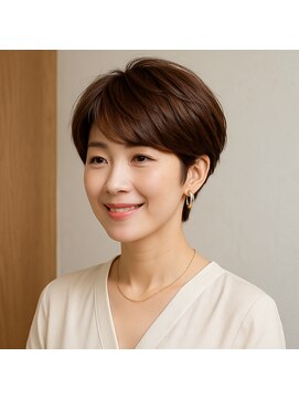 スープレックス ヘアーデザイン(SOUPREX HAIR DESIGN) 美フォルムショート　20代 30代 40代 50代 60代 髪質改善
