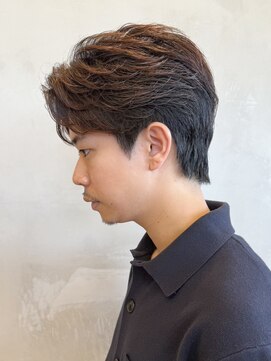 エリマバイフィフス 調布(elima by fifth) 調布メンズパーマニュアンスパーマフェザーパーマセンターパート