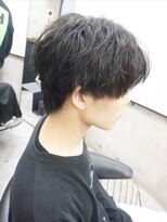ヘアテリア リュウ 大塚(hair teria ryu) メンズ/メンズパーマ/センターパートマッシュ/波巻きパーマ
