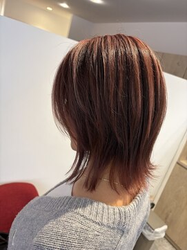 アズールサン 草加西口店(azule-sun) アンブレラカラー,ハイライトカラー,ピンク,ウルフ【草加】