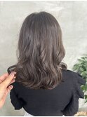やわらか透明感溢れるグレージュカラー