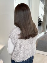 ラル(Lalu)&nbsp;大人ナチュラルベージュ/ブリーチなし/レイヤーカット/カラー