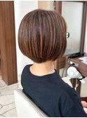 丸みショートボブ【四條畷市】