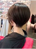 お客様のリアルなショートヘアスタイル　60代【名古屋駅actif】