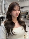 韓国ヘア/韓国スタイル/縮毛矯正/髪質改善/レイヤーカット