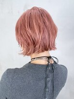 アルバム 池袋(ALBUM)&nbsp;ハイトーンピンクベージュダブルカラーくびれミディ_ba587353