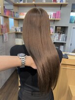 ヘアースペースブルーム プリュス 石橋店(HAIR SPACE BLOOM plus) 石橋阪大前/髪質改善カラー/ミントベージュ/酸性ストレート
