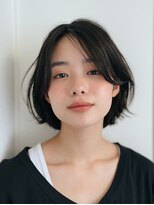 ロディーナ 大口 新子安(rodina) ハッシュカット/グレージュ/デザインカラー/大口新子安白楽鶴見