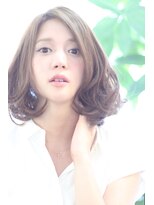 フルール(fleur) 《フルール大崎》動きのある毛先フワゆる大人かわいいボブパーマ