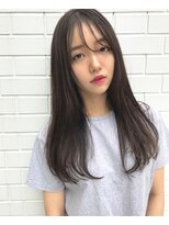 チョビー(Chobii) 【chobii】赤み抑えるブルージュカラーと透明感ロング☆