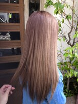 ボアップ 松山店(boappu) ピンクベージュ#ボアップ#ハイトーン#ケアブリーチ#松山#千舟