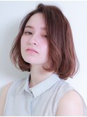 王道シンプルボブ
