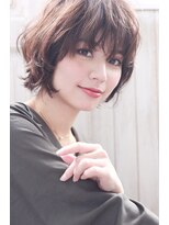 シエナ 渋谷(Siena)&nbsp;Siena 渋谷　ニュアンスカールマッシュショート×モカベージュ