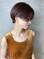 アイティーバイアルバム 八王子店(IT by ALBUM) ハンサムショート_テラコッタくすみブルーミニウルフ_8802