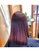 あひるのたまご グラデーションカラー、カシスレッド