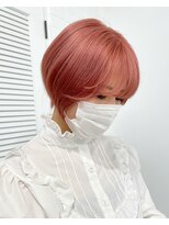 ゲーム 原宿店(GAME)&nbsp;コーラルピンク×ショート