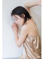 ソソ(soso)&nbsp;soso 大人可愛いワンサイドつやつやボブ 20代30代40代
