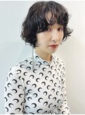 ショートボブパーマ