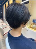 ショートカット/ショート/グラデーション/40代50代/白髪染め/