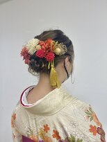 ベルクープス 天王寺店(Belle Coupes) 【BelleCoupes】卒業式着付け天王寺 お房飾り フラワーアレンジ