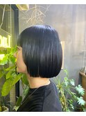 切りっぱなしボブ