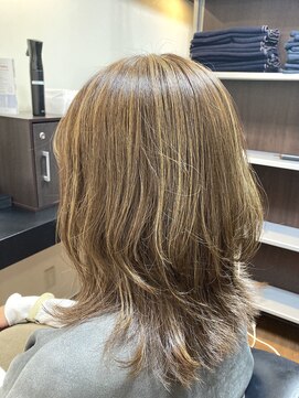 アクシア ベイシス(axia basis) ウルフレイヤー/細かめハイライトカラー