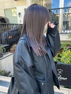 エルメ クラマエ(Elme) ラベンダーグレージュで色落ちも楽しめる★