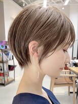 ラフ 立川(Laff)&nbsp;ショートヘアショートボブ白髪ぼかしハイライトカラーボブ