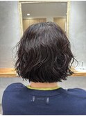 切りっぱなしボブ