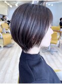 【morio成増/児玉】丸みショート　暗髪