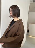 切りっぱなしボブ、ストレートボブ顎ラインボブ