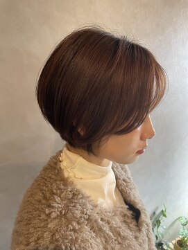 アニュー(anew) 秋カラーショートボブ