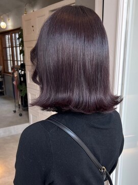 ドロシー 郡山桑野店(Dorothy) 黒髪ボブルフネビージュ小顔ワンレン