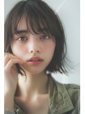 Luana☆ブラントボブ透明感カラー