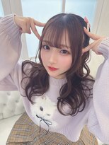 流れる前髪　小顔顔まわり　ハーフツイン ＊Lilme ひめ＊