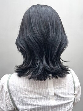 アイティーバイアルバム 八王子店(IT by ALBUM) 似合わせカットフェミニンロングメルティカラー_ba480951