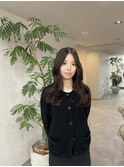 【qumu】オリーブベージュ×レイヤーカット