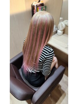 ウェーブ(WAVE) 【エクステ】ピンクシールエクステ/バレイヤージュ/