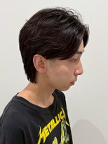 ニアウ 高崎店(Niau)&nbsp;メンズセンターニュアンスパーマ群馬高崎眉毛韓国刈り上げ