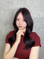 リンクエン(Link enn) 【韓国くびれレイヤー】黒髪/グレージュ/髪質改善/トレンド