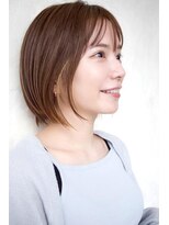 アール 北千住店(ar)&nbsp;ショートマッシュ/小顔バング/イヤリングカラー/北千住